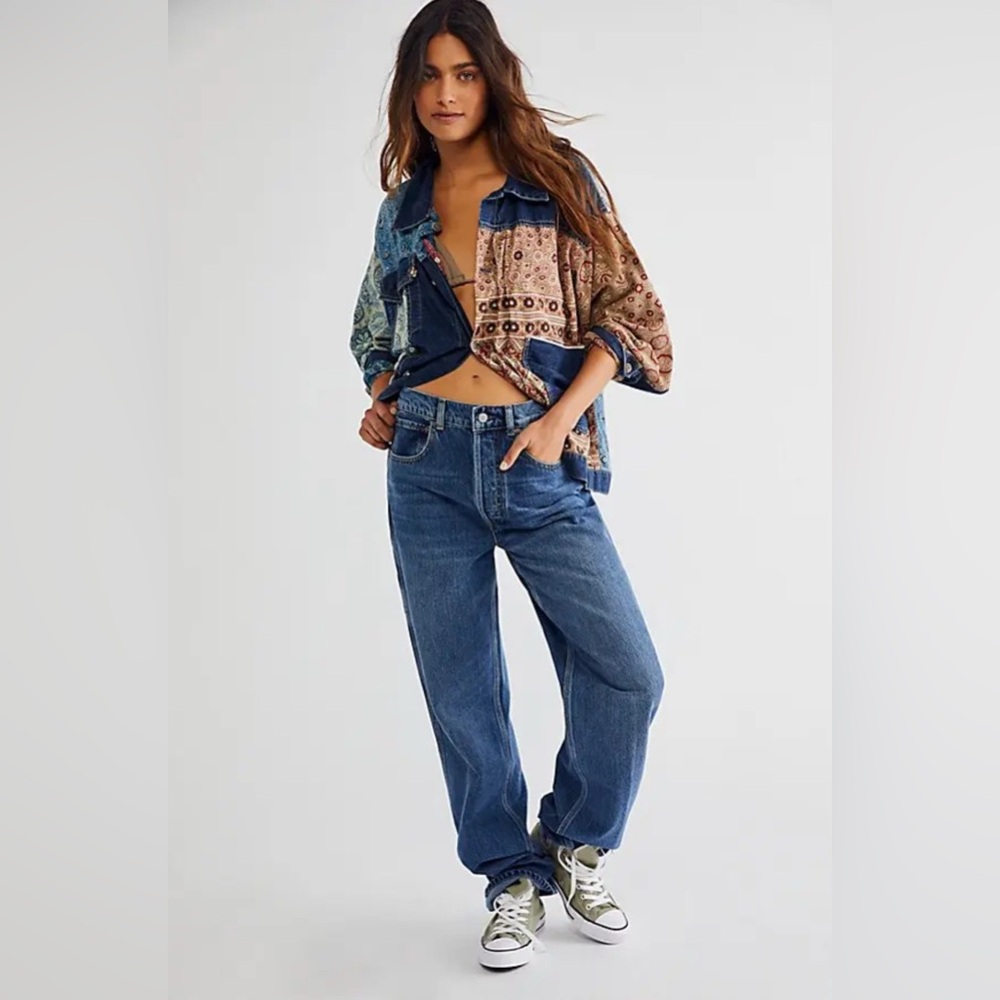Boyish Blue Wide Leg Jeans